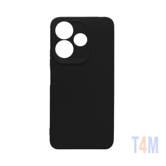 Capa de Silicone Macio com Moldura de Câmera para Xiaomi Redmi 13 4G Preto