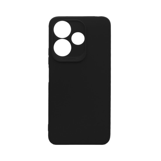 Capa de Silicone Macio com Moldura de Câmera para Xiaomi Redmi 13 4G Preto