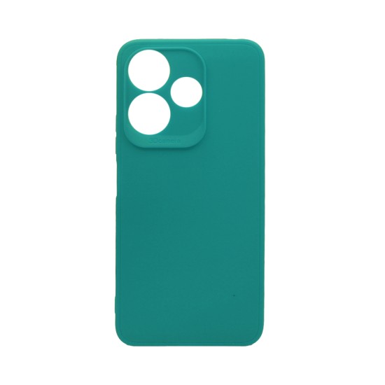 Capa de Silicone Macio com Moldura de Câmera para Xiaomi Redmi 13 4G Verde