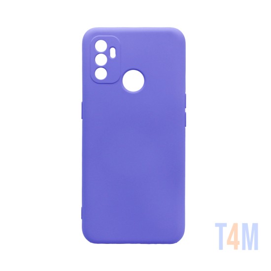 Silicone Case with Camera Shield for Oppo A53/A53s Purple
