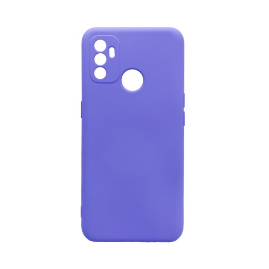 Capa de Silicone com Moldura de Câmera para Oppo A53/A53s Roxo