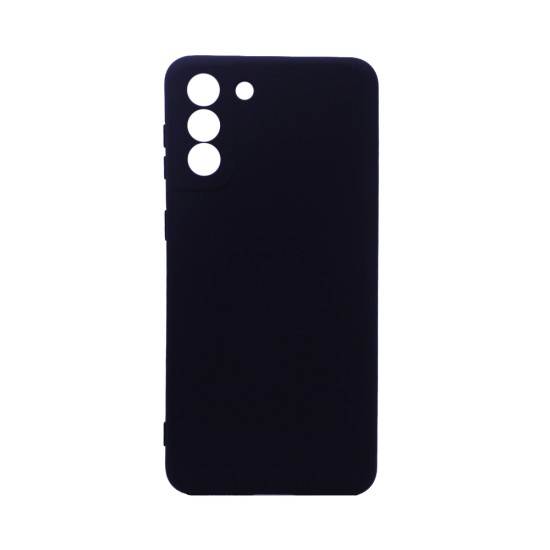 Capa de Silicone com Moldura de Câmera para Samsung Galaxy S21 Plus Preto