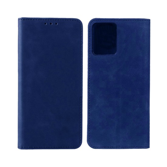 Capa Flip de Couro com Bolso Interno para Xiaomi Redmi Note 12 4g Azul