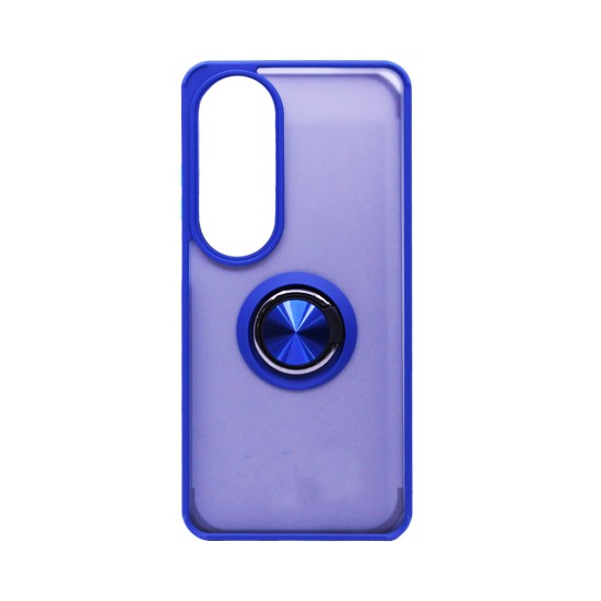 Capa com Anel de Suporte para Oppo A60 Azul Fumado