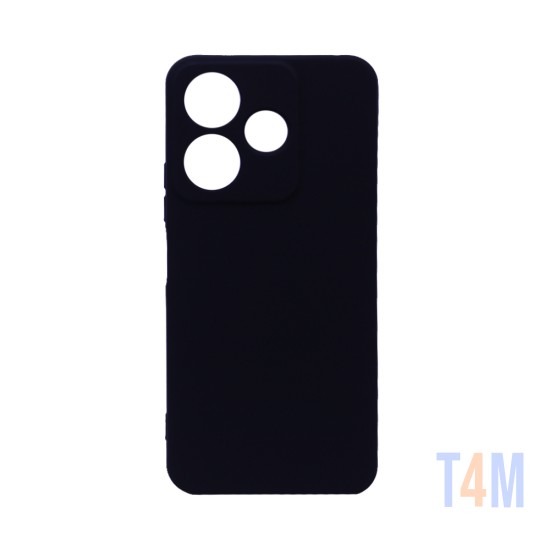 Funda de Silicona con Marco de Cámara para Xiaomi Redmi 13 4G Negro