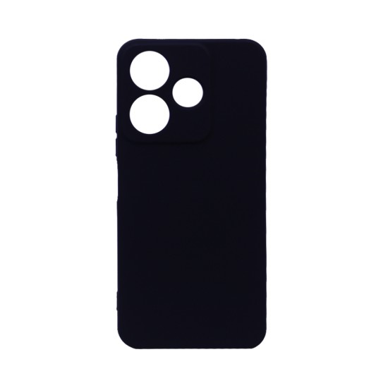 Capa de Silicone com Moldura de Câmera para Xiaomi Redmi 13 4G Preto