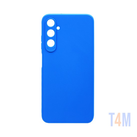 Soft Silicone Case with Camera Shield for Samsung Galaxy A05S Blue