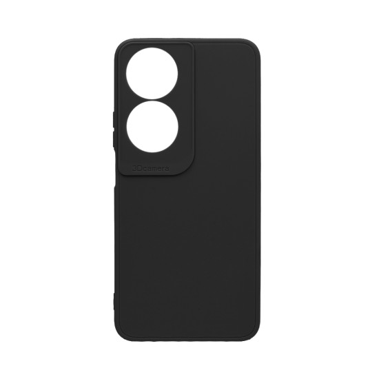 Capa de Silicone Macio com Moldura de Câmera para Huawei Honor 90 Smart/Honor X7B Preto