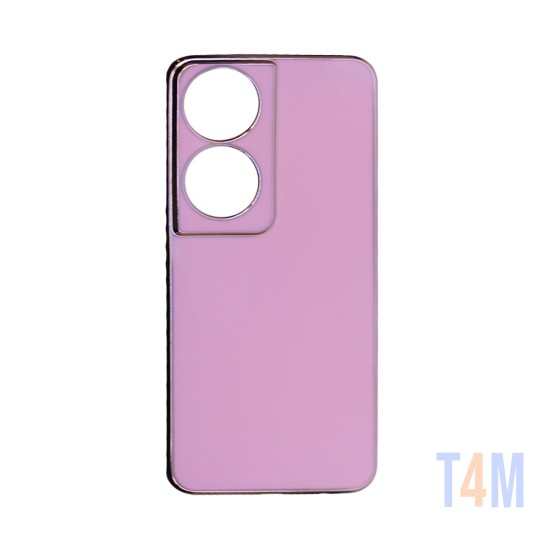 Funda de Silicona Diseño con Marco de Cámara para Huawei Honor 90 Smart Rosa