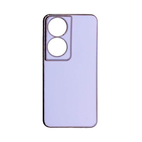 Capa de Silicone Designer com Moldura de Câmera para Huawei Honor 90 Smart Branco