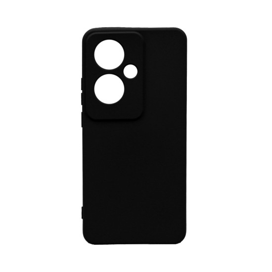 Capa de Silicone com Moldura de Câmera para Oppo Reno11 F Preto