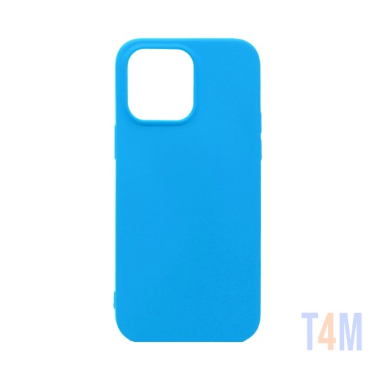 Capa de Silicone para Apple iPhone 14 Pro Max Céu Azul