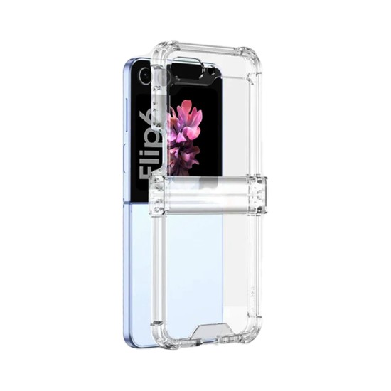 Hard Silicone Case for Samsung Galaxy Z Flip 6 5G Transparent