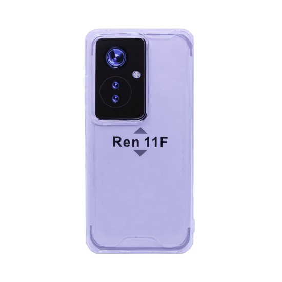 Hard Silicone Case for Oppo Reno11 F Transparent