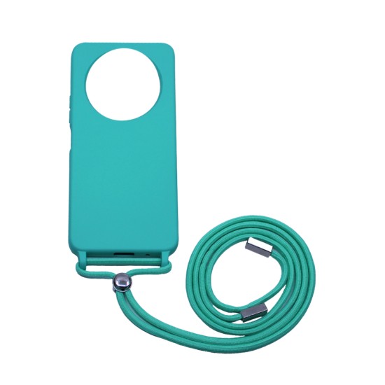 Silicone Case with String for Xiaomi Redmi A3 Green