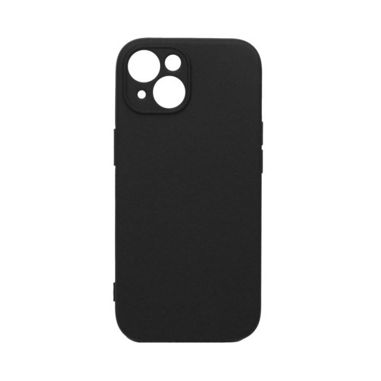 Silicone Case with Camera Shield for Apple iPhone 15 Black