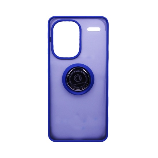 Capa com Anel de Suporte para Xiaomi Redmi Note 13 Pro Plus 5G Azul Fumado