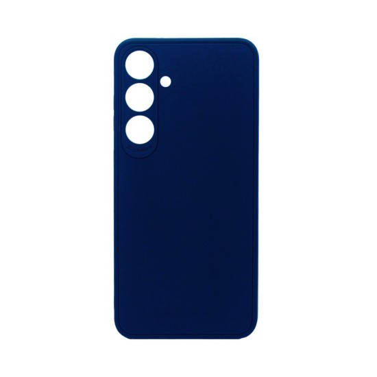 Capa de Silicone Macio com Moldura de Câmera para Samsung Galaxy A05S Azul Escuro