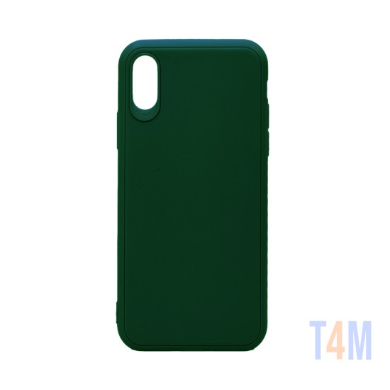 Silicone Case for Apple iPhone X/XS Dark Green