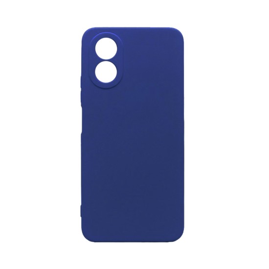 Silicone Case with Camera Shield for Oppo A38 4G/A18 Dark Blue