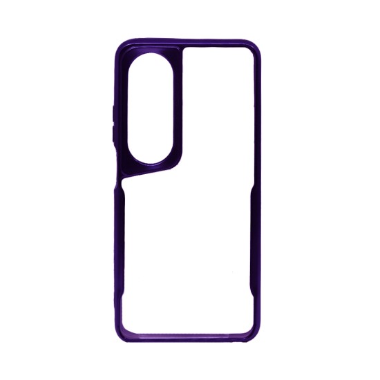 Transparent Hard Case for Oppo A60 Purple