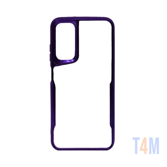 Transparent Hard Case for Samsung Galaxy A05S Purple