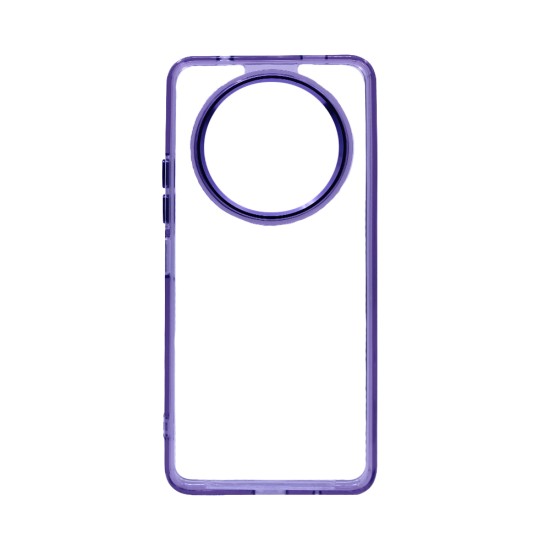 Transparent Silicone Case for Xiaomi Redmi A3 Purple