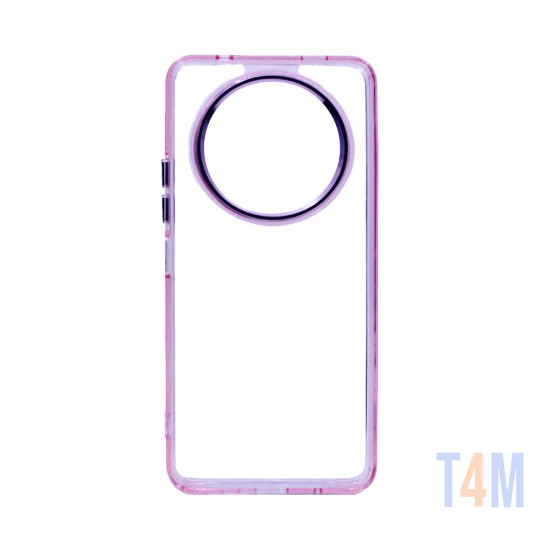 Capa de Silicone Transparente para Xiaomi Redmi A3 Rosa