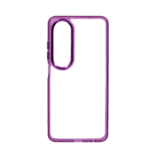 Transparent Silicone Case for Oppo A60 Pink