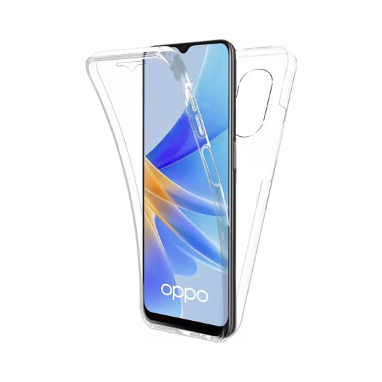 Capa de Silicone 360º para Oppo A38 4G Transparente