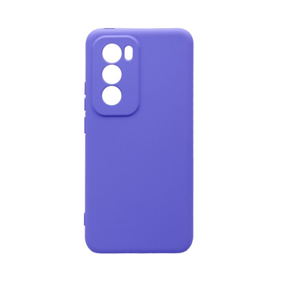 Capa de Silicone com Moldura de Câmera para Oppo Reno12 Roxo