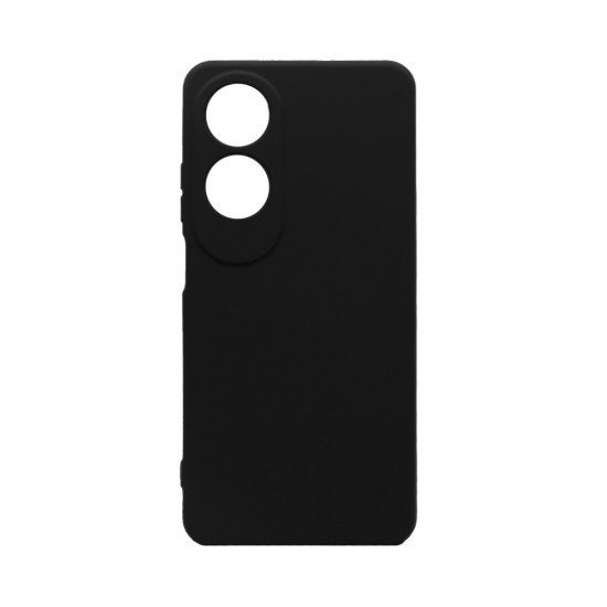 Capa de Silicone com Moldura de Câmera para Oppo A60 Preto