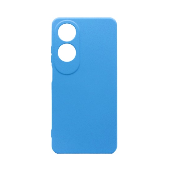 Capa de Silicone com Moldura de Câmera para Oppo A60 Azul