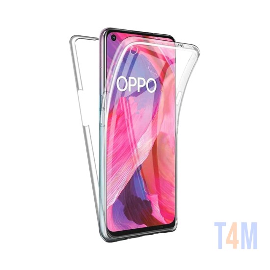 Capa de Silicone 360º para Oppo A53 4G/A32 4G Transparente