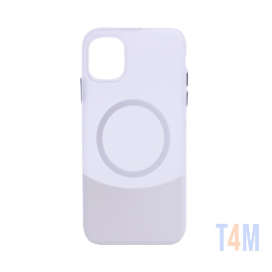 Capa de Silicone Designer Magnética para Apple iPhone 11 Branco