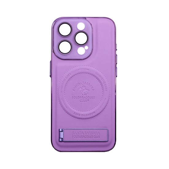 Designer Magnetic Hard Case with Support and Camera Protection for Apple iPhone 14 Pro Pink