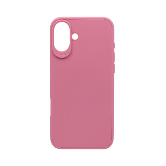 Soft Silicon Case for Apple iPhone 16 Pink