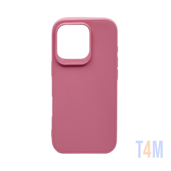 Soft Silicon Case for Apple iPhone 16 Pro Pink