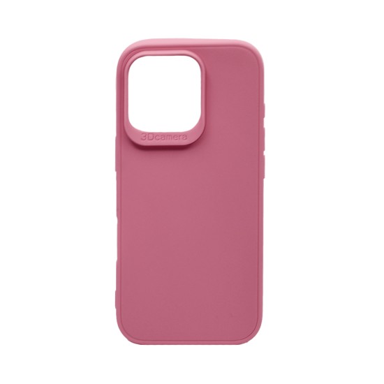 Soft Silicon Case for Apple iPhone 16 Pro Pink