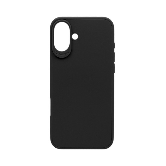 Soft Silicon Case for Apple iPhone 16 Black