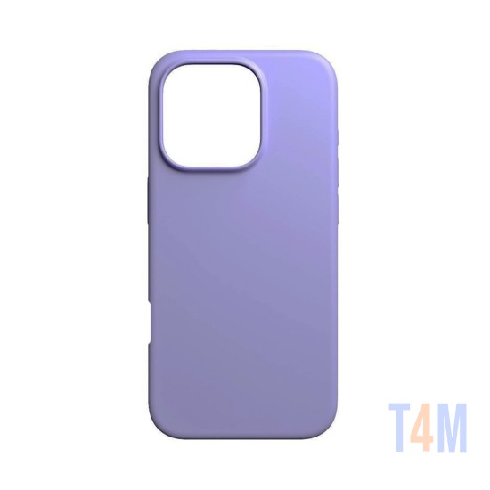 Capa de Silicone para Apple iPhone 16 Pro Roxo