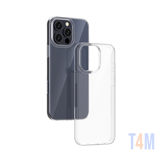 Soft Silicon Case for Apple iPhone 16 Pro Transparent