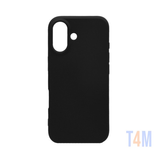 Funda de Silicona para Apple iPhone 16 Negro