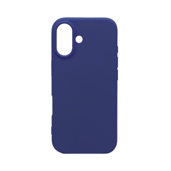 Silicone Case for Apple iPhone 16 Plus Dark Blue