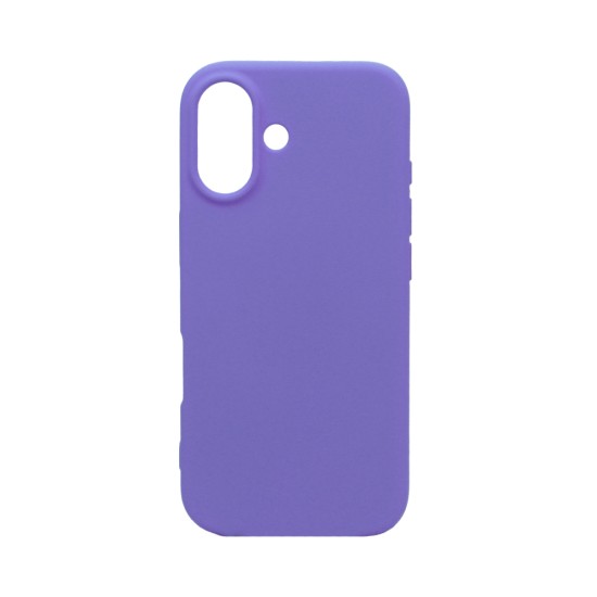 Silicone Case for Apple iPhone 16 Purple