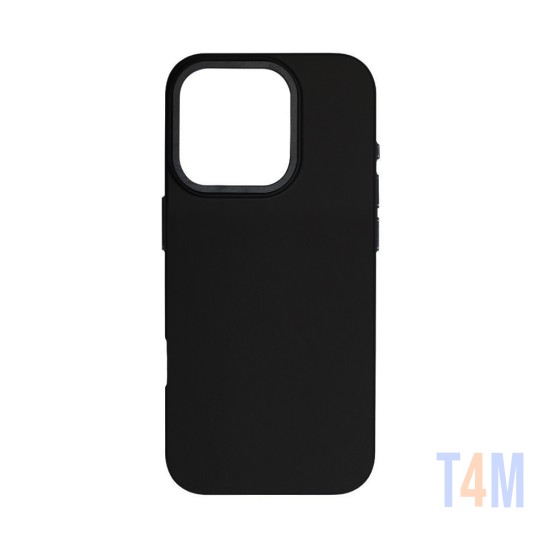 Funda de Silicona para Apple iPhone 16 Pro Negro