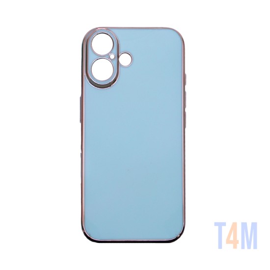 Capa de Silicone Designer com Moldura de Câmera para Apple iPhone 16 Plus Verde