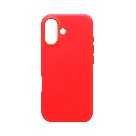 Silicone Case for Apple iPhone 16 Red