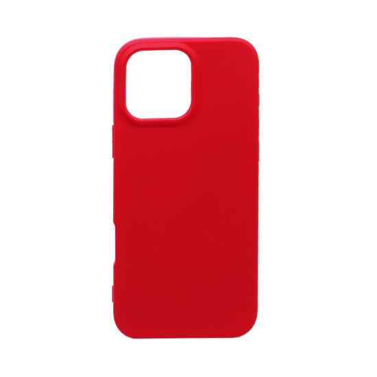 Silicone Case for Apple iPhone 16 Pro Red