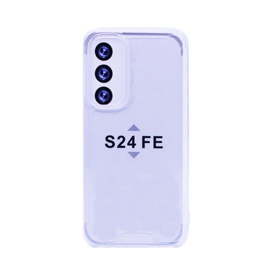 Hard Silicone Case for Samsung Galaxy S24 FE Transparent